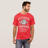T-shirt Pittsburg Diamonds - California (Devant entier)