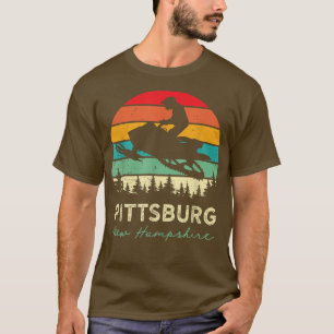T-shirt Pittsburg New Hampshire Snowmobile Cool d'équitati