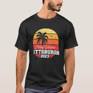 T-shirt Pittsburgh Family Vacation 2023 Matching Holiday S