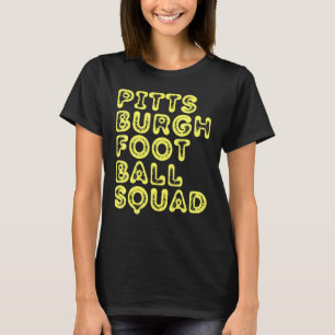 T-shirt Pittsburgh Football Squad Jour Sport Pgh Pa L
