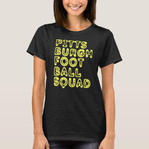 T-shirt Pittsburgh Football Squad Jour Sport Pgh Pa L