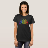 T-shirt Pittsburgh Pride Skyline Pride Parade Pittsburgh (Devant entier)