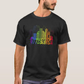 T-shirt Pittsburgh Pride Skyline  Pride Parade Pittsburgh (Devant)