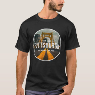 T-shirt Pittsburgh Skyline