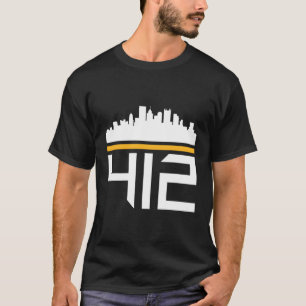 T-shirt Pittsburgh Skyline 412