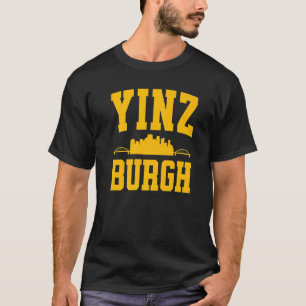 T-shirt Pittsburgh Yinz Yinzer Ville d'Acier Toit 412 Mai