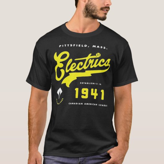 T-shirt Pittsfield Electrics - Massachusetts (Devant)