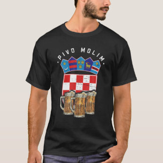 T-shirt Pivo Molim Croate Amateurs de bière Voyageurs