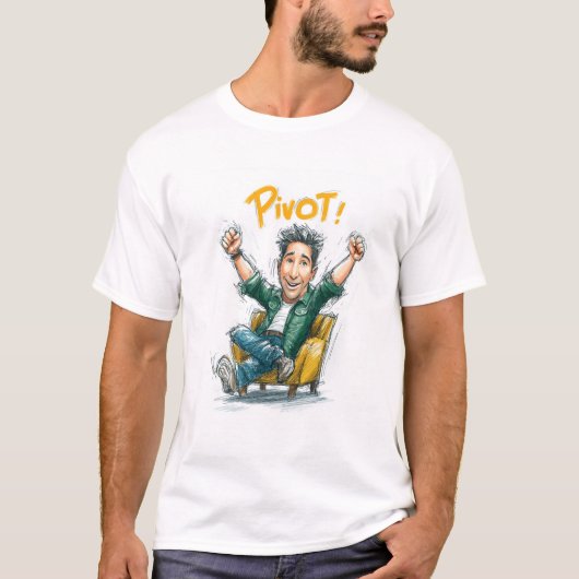 T-shirt Pivot Ross pour vos amis T-shirt Cadeau (Devant)