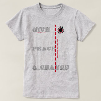 T-shirt PIWWNEED DONNE UNE CHANCE À LA PAIX (PIWWN) T-shir