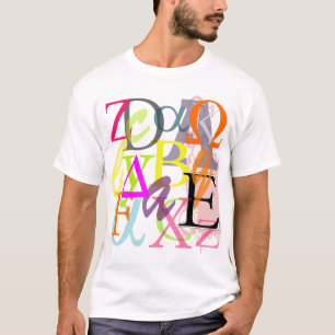 T-shirt PixDezines Alphabets Grecs