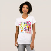 T-shirt PixDezines Alphabets Grecs (Devant entier)