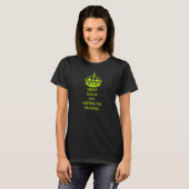 T-shirt PixDezines DO-IT-YOURSELF garder le calme, écouter (Devant entier)