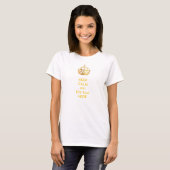 T-shirt PixDezines garder calme/do-it-yourself texte/perso (Devant entier)