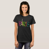 T-shirt PixDezines paris, tour de eiffel/DO-IT-YOURSELF po (Devant entier)