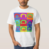 T-shirt Pixel 8bit d'art de ponceuses de Bernie (Devant)