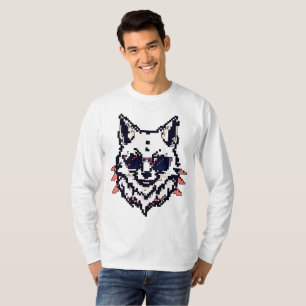 T-shirt Pixel Arctic Fox