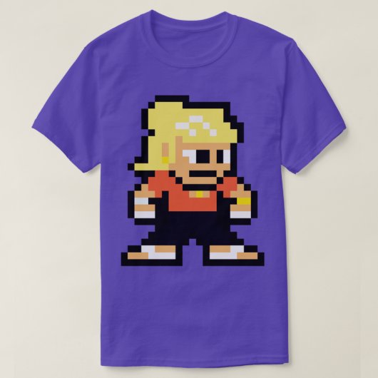 T-shirt Pixel Art mela (Design devant)