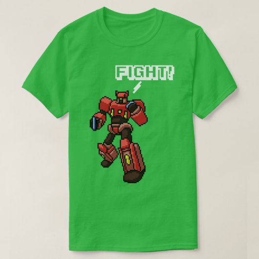 T-shirt Pixel Art Robot (Design devant)