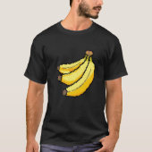 T-shirt Pixel  Banana (Devant)