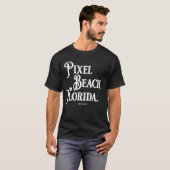 T-Shirt Pixel Beach Floride (Devant entier)