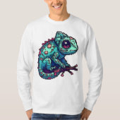 T-shirt Pixel Chameleon Maj (Devant)