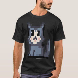 T-shirt Pixel Chat Pixel Chat Propriétaire Rétro