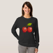 T-shirt Pixel Cherry Summer Fruit 8 bit Fruit (Devant entier)