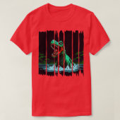 T-shirt Pixel Dinosaur (Design devant)