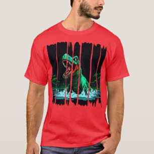 T-shirt Pixel Dinosaur