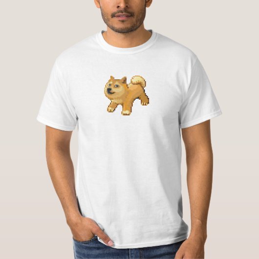 T-shirt Pixel Dogemon de Pokemon de doge (Devant)