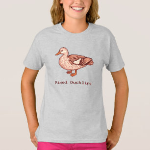 T-shirt Pixel Duckling, art pixel moderne 