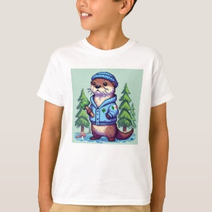 T-shirt Pixel Friends : Forest Protection (loutre) #19