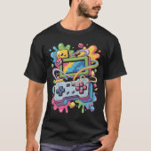 T-shirt Pixel Graffiti Storm (Devant)