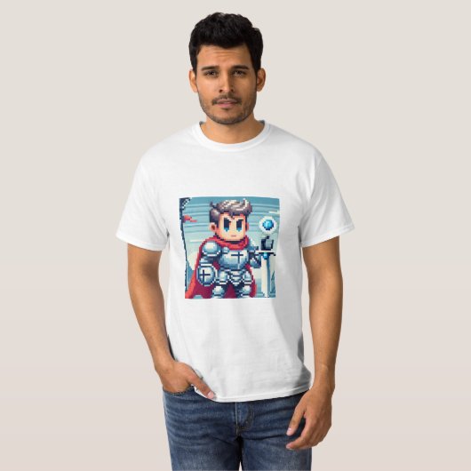 T-shirt Pixel Knight (Devant entier)