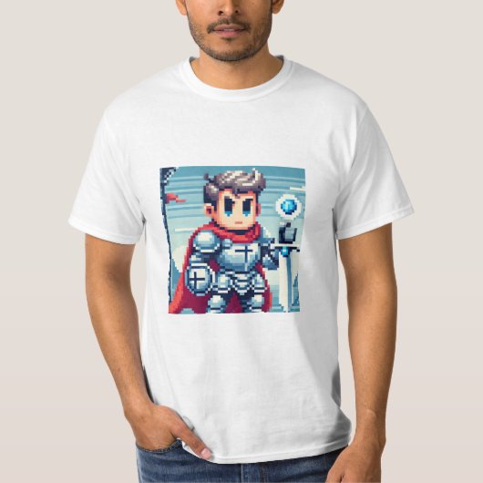T-shirt Pixel Knight (Devant)