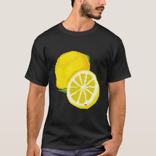 T-shirt Pixel Lemon (Devant)