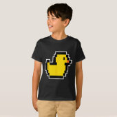T-shirt Pixel Little Duck 80s Vidéo Jeu Costume Halloween (Devant entier)
