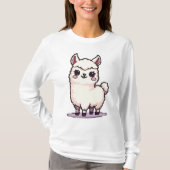 T-shirt Pixel Llama Charme (Devant)