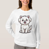 T-shirt Pixel Maltese Delight (Devant)
