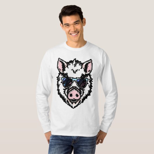 T-shirt Pixel Mighty Warthog (Devant entier)