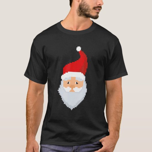 T-shirt Pixel Père Noël (Devant)