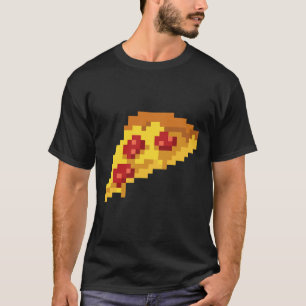 T-shirt Pixel Pizza 80s Jeu vidéo Retro 8-bit Halloween C