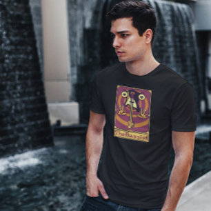 T-shirt Pixel Tarot Card Guitare