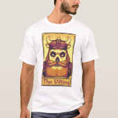T-shirt Pixel Tarot Card Viking (Devant)
