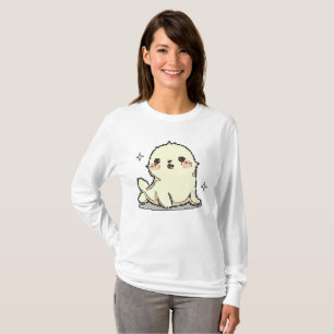 T-shirt Pixel Whispers of the Harp Seal