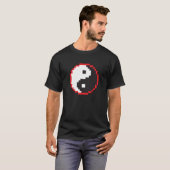 T-shirt Pixel Yin-Yang (Devant entier)