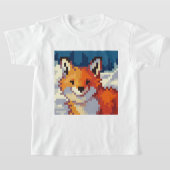 T-shirt Pixelart, Pixel Art, Fox, renvos (Poser)