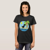 T-shirt Pixelated Dinosaur Vacation Tech Enthusiasts Coder (Devant entier)