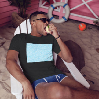 T-shirt Pixellisation Mosaïque Bleue